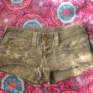 True religion Jean shorts